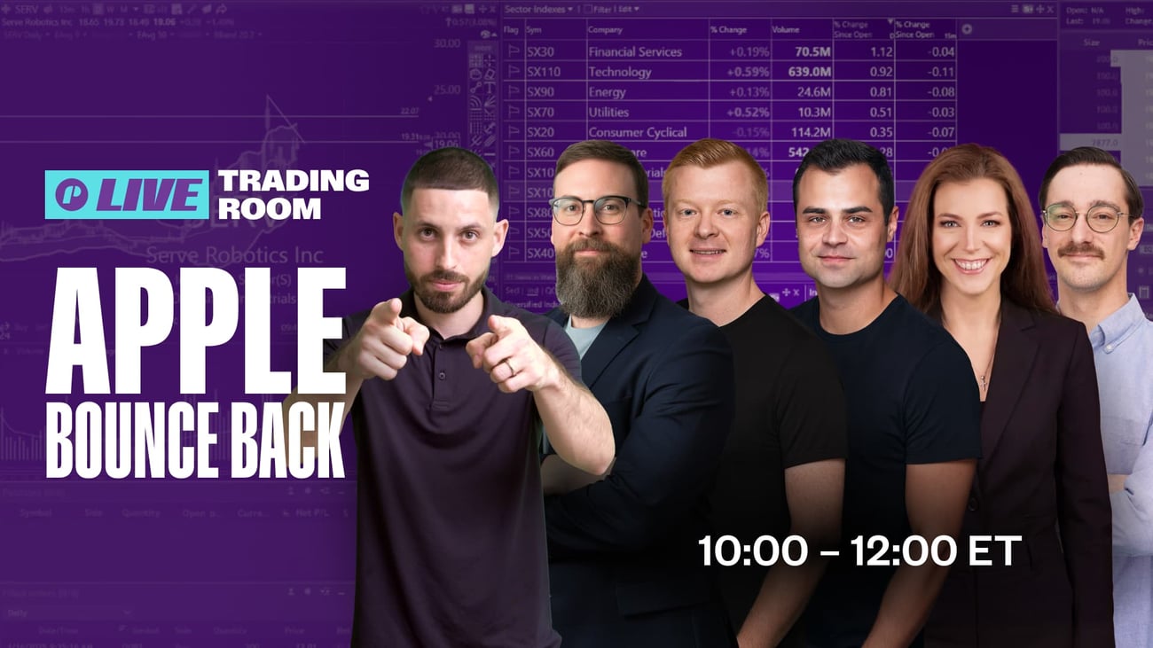 Apple Bounce Back Live Trading Room