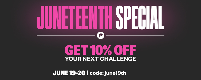 Juneteenth Special — 10% Off Your Next Challenge