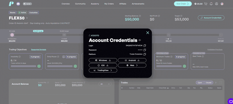 How to access TradingView in the Hub