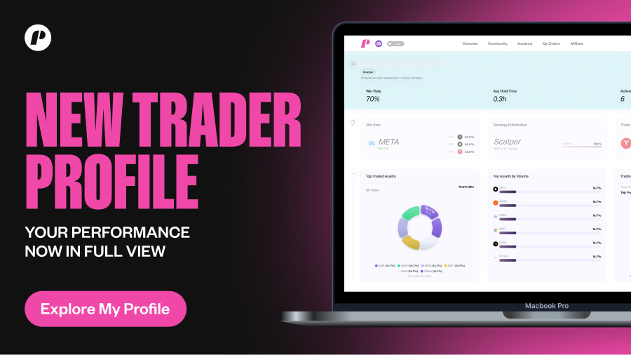 New Trader Profile – Your performance now in full view. Explore My Profile